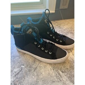 Converse Chuck Taylor All Star High Top Black Blue Sneakers Mens 11 Womens 13
